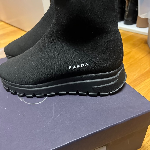 Prada Knit Sneaker - Picture 2 of 4